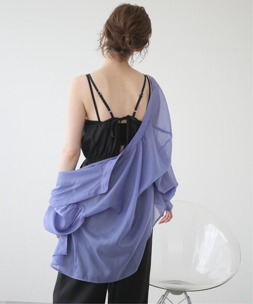 frames RAY CASSIN（フレームスレイカズン）の「WEB限定　バックリボンオールインワン（つなぎ/オールインワン・レディース・ブラック/キナリ・FREE）」の11枚目の写真