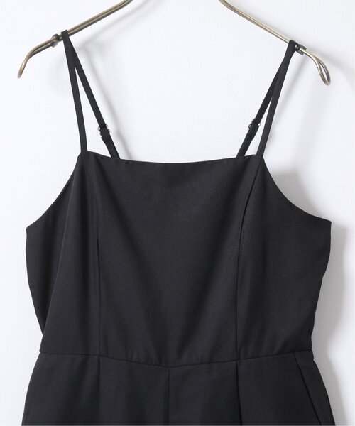 frames RAY CASSIN（フレームスレイカズン）の「WEB限定　バックリボンオールインワン（つなぎ/オールインワン・レディース・ブラック/キナリ・FREE）」の4枚目の写真