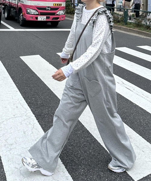 Alley by w closet（アリーバイダブルクローゼット）の「【Alley】プリントワッフルクルーネックロンT（Tシャツ/カットソー・レディース・オフホワイト/ブルー/ピンク/オレンジ/その他1/ホワイト系/ホワイト系1/ミント・FREE）」の11枚目の写真