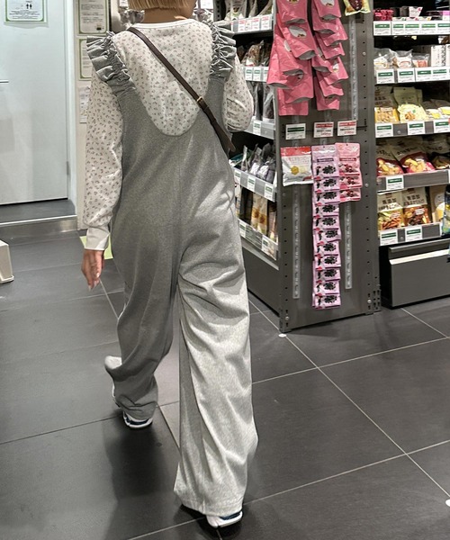 Alley by w closet（アリーバイダブルクローゼット）の「【Alley】プリントワッフルクルーネックロンT（Tシャツ/カットソー・レディース・オフホワイト/ブルー/ピンク/オレンジ/その他1/ホワイト系/ホワイト系1/ミント・FREE）」の12枚目の写真