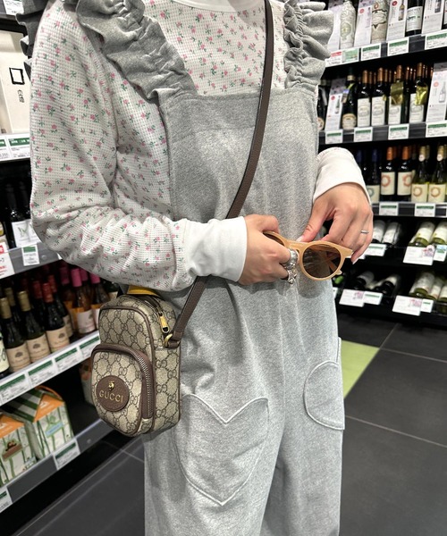 Alley by w closet（アリーバイダブルクローゼット）の「【Alley】プリントワッフルクルーネックロンT（Tシャツ/カットソー・レディース・オフホワイト/ブルー/ピンク/オレンジ/その他1/ホワイト系/ホワイト系1/ミント・FREE）」の14枚目の写真