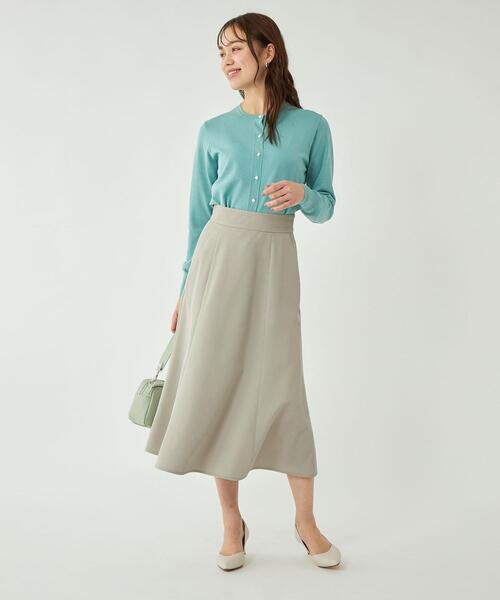 green label relaxing（グリーンレーベルリラクシング）の「クリスプツイル マーメイド フレア スカート ◇No06◇（スカート・レディース・ベージュ/ネイビー/ケリー・36/40/38）」の16枚目の写真