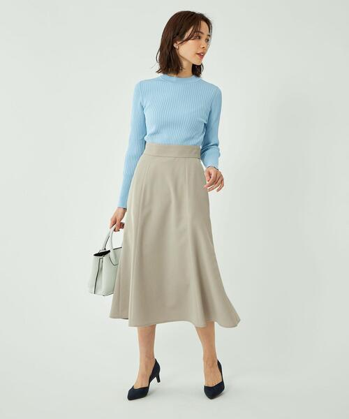 green label relaxing（グリーンレーベルリラクシング）の「クリスプツイル マーメイド フレア スカート ◇No06◇（スカート・レディース・ベージュ/ネイビー/ケリー・36/40/38）」の19枚目の写真