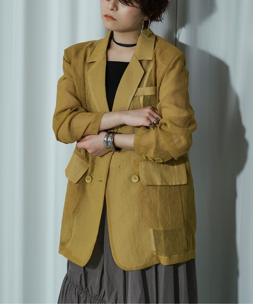 Sheer mode ダブルジャケット（テーラードジャケット）｜Ezick