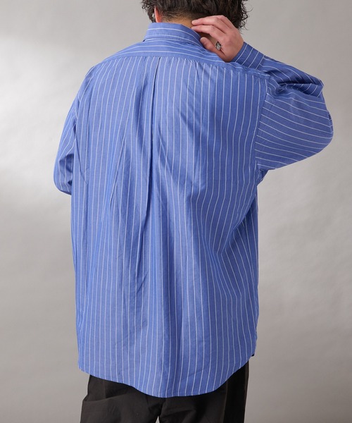 GEVACO（ゲバコ）の「【GEVACO/ゲバコ】シャンブレーダディー長袖シャツ（シャツ/ブラウス・メンズ・ブルー/ブラック/ホワイト・M/L）」の6枚目の写真