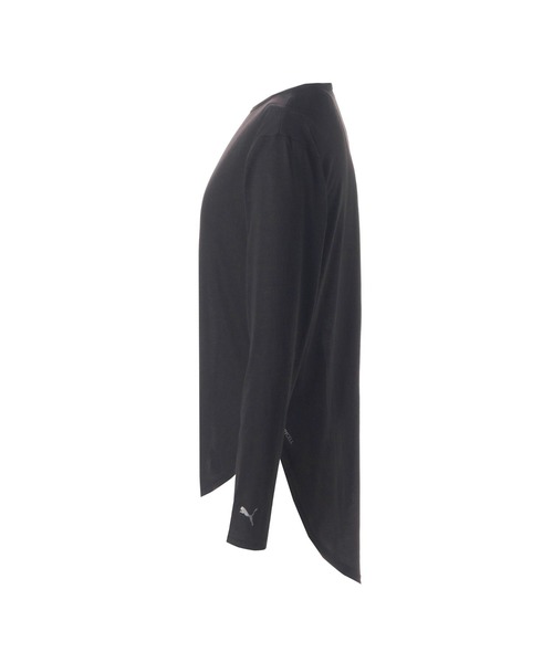PUMA（プーマ）の「PUMA プーマ ウィメンズ ヨガ スタジオ 長袖 Tシャツ（Tシャツ/カットソー・レディース・ラベンダー/ブラック・LARGE/MEDIUM/X-LARGE/SMALL）」の10枚目の写真