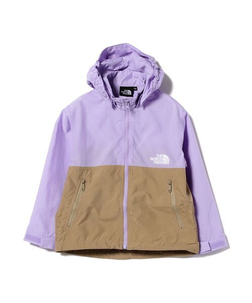 THE NORTH FACE(ザノースフェイス)の「THE NORTH FACE / キッズ コンパクト ジャケット(100~150cm)(ブルゾン・キッズ・ブラック/パープル系その他4/グリーン・100/110/120/130/140/150)」の3枚目の写真