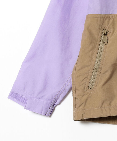 THE NORTH FACE(ザノースフェイス)の「THE NORTH FACE / キッズ コンパクト ジャケット(100~150cm)(ブルゾン・キッズ・ブラック/パープル系その他4/グリーン・100/110/120/130/140/150)」の8枚目の写真