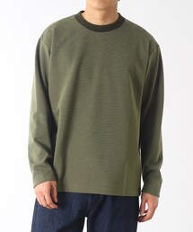 THE SHOP TK  | 【洗濯機洗い可】ダブルフェイスポンチロンT(Tシャツ/カットソー)