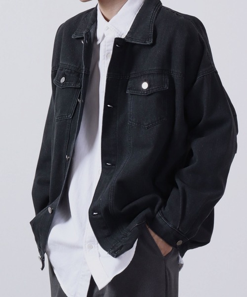 【セール】MODISH GAZE オーバーサイズデニムジャケット(デニムジャケット)|MODISH GAZE(モディシュガゼ)