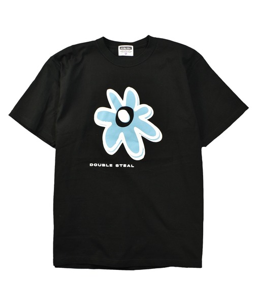 DOUBLE STEAL(ダブルスティール)の「BIGフラワー ヘビーウェイトTシャツ(Tシャツ/カットソー・メンズ・ホワイト/ブラック/ブルー・MEDIUM/XX-LARGE/X-LARGE/LARGE)」の2枚目の写真