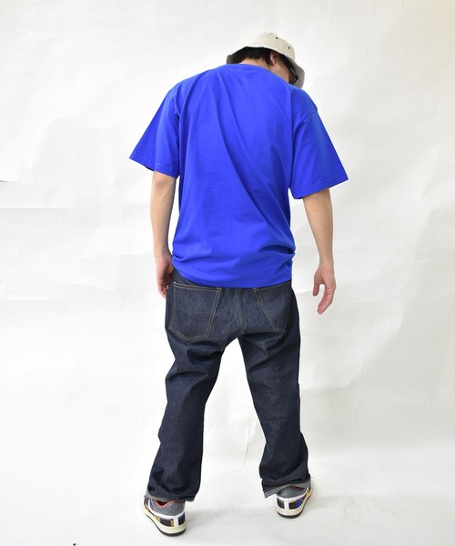 DOUBLE STEAL(ダブルスティール)の「BIGフラワー ヘビーウェイトTシャツ(Tシャツ/カットソー・メンズ・ホワイト/ブラック/ブルー・MEDIUM/XX-LARGE/X-LARGE/LARGE)」の10枚目の写真