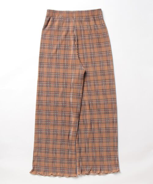 Grand PARK（グランドパーク）の「柄プリーツパンツ（その他パンツ・レディース・ブラック系その他/ホワイト系その他/ベージュ系その他/ネイビー系1・FREE）」の5枚目の写真