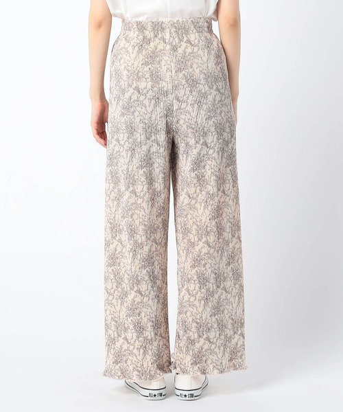 Grand PARK（グランドパーク）の「柄プリーツパンツ（その他パンツ・レディース・ブラック系その他/ホワイト系その他/ベージュ系その他/ネイビー系1・FREE）」の10枚目の写真