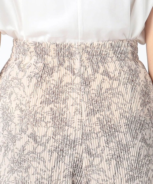 Grand PARK（グランドパーク）の「柄プリーツパンツ（その他パンツ・レディース・ブラック系その他/ホワイト系その他/ベージュ系その他/ネイビー系1・FREE）」の13枚目の写真