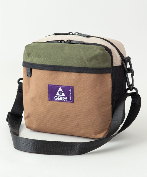 GERRY(ジェリー)の「【GERRY/ジェリー】REPREVE 撥水加工 スクエアショルダーバッグ(ショルダーバッグ・メンズ・イエロー/ベージュ/ブラウン/ピンク/グリーン/ライトグリーン/チャコールグレー/ブラック・FREE)」の5枚目の写真