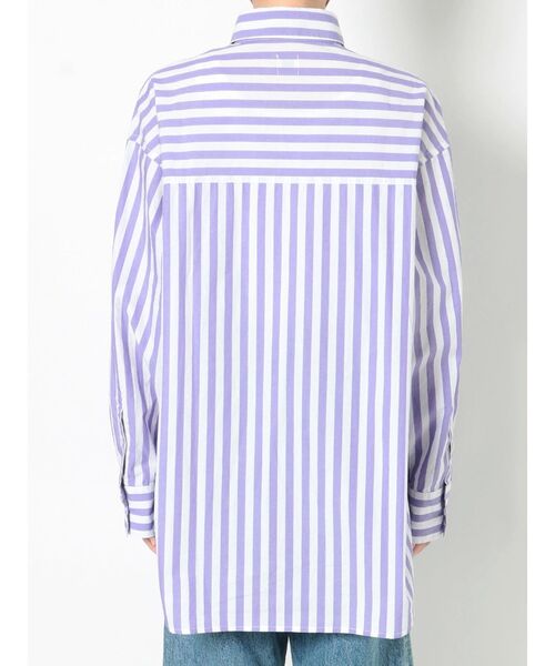 Ungrid（アングリッド）の「ワイドピッチストライプシャツ（シャツ/ブラウス・レディース・ピンク/ブルー/パープル・FREE）」の17枚目の写真