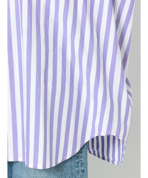 Ungrid（アングリッド）の「ワイドピッチストライプシャツ（シャツ/ブラウス・レディース・ピンク/ブルー/パープル・FREE）」の20枚目の写真