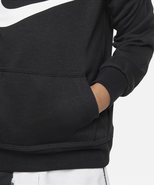 NIKE(ナイキ)の「ナイキ クラブ フレンチ テリー プルオーバー ベビーパーカー / Nike Club French Terry Pullover Toddler Hoodie<90-100cm 展開>(パーカー・キッズ・ブラック/ヘザーグレー・90/95/100)」の6枚目の写真
