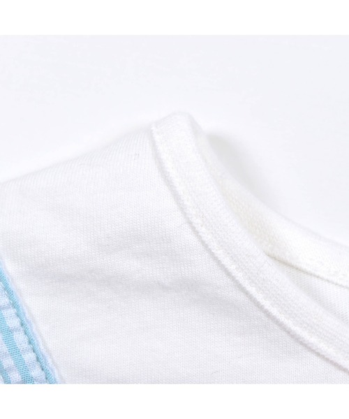 Noeil aime BeBe(ノイユエイムベベ)の「Noeil aime BeBe/ストライプキャミソールドッキングTシャツ (80~130cm)(Tシャツ/カットソー・キッズ・ピンク系その他/ブルー系その他・90/120/100/110/130/80)」の8枚目の写真