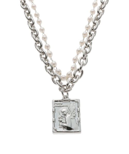 EVRIS（エヴリス）の「DEFORMATION 2連ネックレス（ネックレス・レディース・ゴールド/シルバー・FREE）」の10枚目の写真