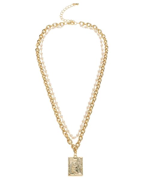 EVRIS（エヴリス）の「DEFORMATION 2連ネックレス（ネックレス・レディース・ゴールド/シルバー・FREE）」の8枚目の写真