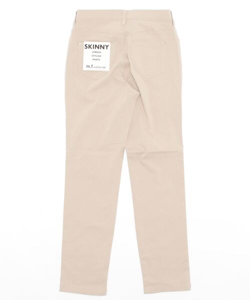 m.f.editorial（エムエフエディトリアル）の「m.f.エディトリアル レディース ストレッチ スキニーパンツ（チノパンツ・レディース・グリーン×ピンク/パープル/ベージュ/ネイビー/ブラック/スカイブルー・S/MEDIUM/LARGE）」の7枚目の写真