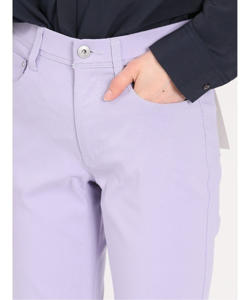 m.f.editorial（エムエフエディトリアル）の「m.f.エディトリアル レディース ストレッチ スキニーパンツ（チノパンツ・レディース・グリーン×ピンク/パープル/ベージュ/ネイビー/ブラック/スカイブルー・S/MEDIUM/LARGE）」の14枚目の写真