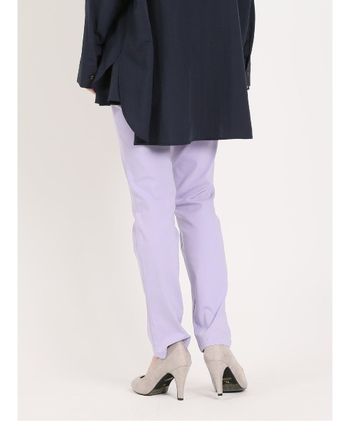 m.f.editorial（エムエフエディトリアル）の「m.f.エディトリアル レディース ストレッチ スキニーパンツ（チノパンツ・レディース・グリーン×ピンク/パープル/ベージュ/ネイビー/ブラック/スカイブルー・S/MEDIUM/LARGE）」の18枚目の写真