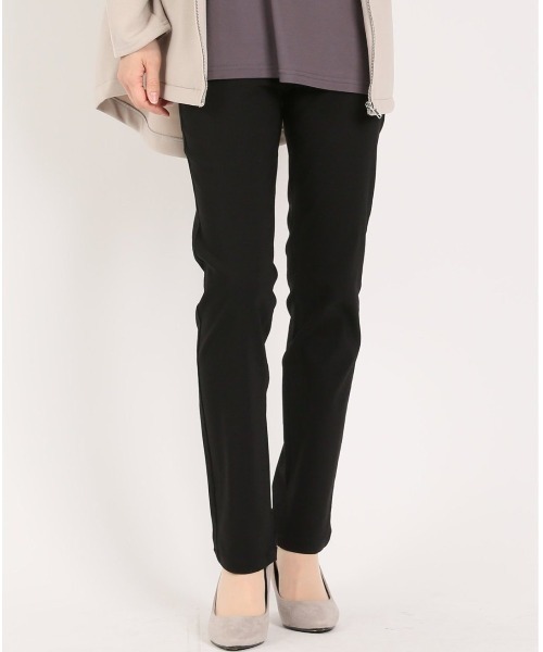 m.f.editorial（エムエフエディトリアル）の「m.f.エディトリアル レディース ストレッチ スキニーパンツ（チノパンツ・レディース・グリーン×ピンク/パープル/ベージュ/ネイビー/ブラック/スカイブルー・S/MEDIUM/LARGE）」の9枚目の写真