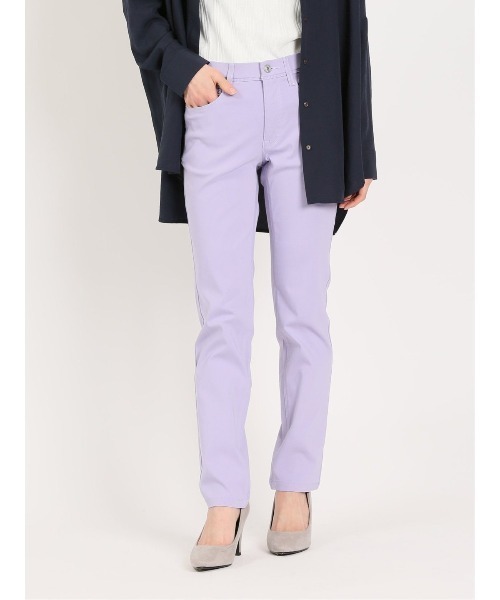 m.f.editorial（エムエフエディトリアル）の「m.f.エディトリアル レディース ストレッチ スキニーパンツ（チノパンツ・レディース・グリーン×ピンク/パープル/ベージュ/ネイビー/ブラック/スカイブルー・S/MEDIUM/LARGE）」の13枚目の写真