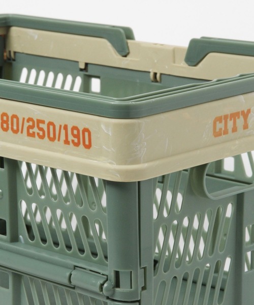 niko and...(ニコアンド)の「【CITY CREEK】コンテナバスケットM//幅38cm(収納グッズ・レディース・グリーン・0)」の3枚目の写真