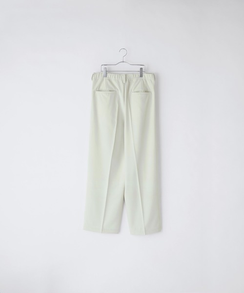 Loose/ルース（ルース）の「ドレープ ワイドストレートスラックス【セットアップ対応】（スラックス・メンズ・グレイッシュブルー/アッシュグレー/ブラック/オフホワイト・S/M/L）」の10枚目の写真