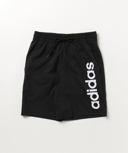 adidas（アディダス）の「アディダス adidas AEROREADY エッセンシャルズ チェルシー リニアロゴ ショーツ（その他パンツ・メンズ・ブラック/ネイビー・S/L/M/LL/3L）」の2枚目の写真