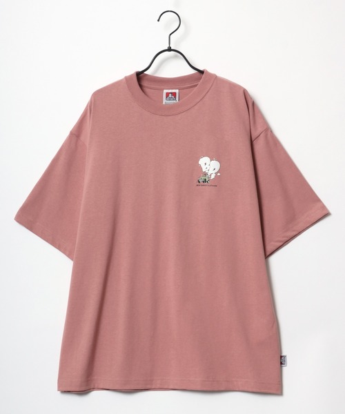 BEN DAVIS(ベンデイビス)の「BEN DAVIS/ベンデイビス SMOKING JEEP TEE/オーバーサイズ ゴリラ ワンポイント ロゴ バックプリント 半袖Tシャツ(Tシャツ/カットソー・メンズ・スモークピンク/セージグリーン/チャコール/ホワイト・M/L/XL)」の13枚目の写真