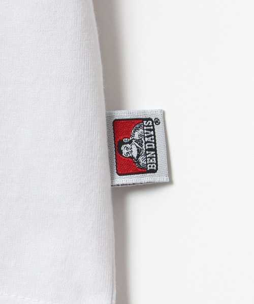 BEN DAVIS(ベンデイビス)の「BEN DAVIS/ベンデイビス SMOKING JEEP TEE/オーバーサイズ ゴリラ ワンポイント ロゴ バックプリント 半袖Tシャツ(Tシャツ/カットソー・メンズ・スモークピンク/セージグリーン/チャコール/ホワイト・M/L/XL)」の21枚目の写真