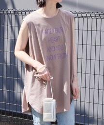 reca | ノースリーブロゴカットソー(タンクトップ)