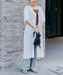 Fizz | 【Fizz/フィズ】 綿キャンブリック スカラップレースガウンワンピース(ワンピース)