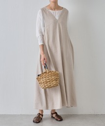 BEARDSLEY | リネンジャンパースカート(ワンピース)