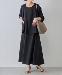 BEARDSLEY | リネンジャンパースカート(ワンピース)