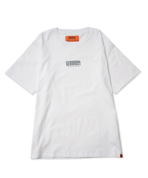 UNIVERSAL OVERALL（ユニバーサルオーバーオール）の「ユニバーサルオーバーオール ロゴTシャツ / プリントTシャツ / CENTER LOGO TEE（Tシャツ/カットソー・メンズ・オートミール/ライトグリーン/ブラック/ホワイト/ミント・XL/L/M/S）」の22枚目の写真