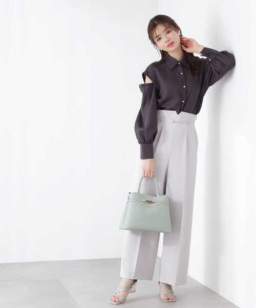 PROPORTION BODY DRESSING(プロポーションボディドレッシング)の「ジョーゼットパンツ / 1213130500(その他パンツ・レディース・ネイビー/グレー/ホワイト系その他・SMALL/MEDIUM)」の13枚目の写真