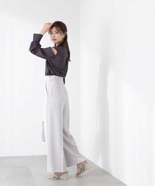 PROPORTION BODY DRESSING(プロポーションボディドレッシング)の「ジョーゼットパンツ / 1213130500(その他パンツ・レディース・ネイビー/グレー/ホワイト系その他・SMALL/MEDIUM)」の20枚目の写真