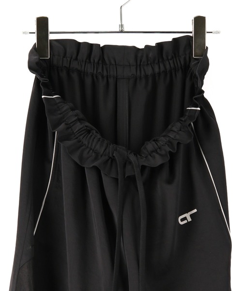 ADAM ET ROPE'（アダムエロペ）の「【サステナブル】サイドラインイージーパンツ（その他パンツ・レディース・ブラック/ライトグレー・36/38）」の9枚目の写真