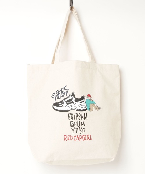 23.65(イーシプサムチョンユクオ)の「23.65/イーシプサムチョンユクオ 23.65×RED CAP GIRL キャンバストート(トートバッグ・メンズ・アイボリー/C/D/B/A・FREE)」の19枚目の写真