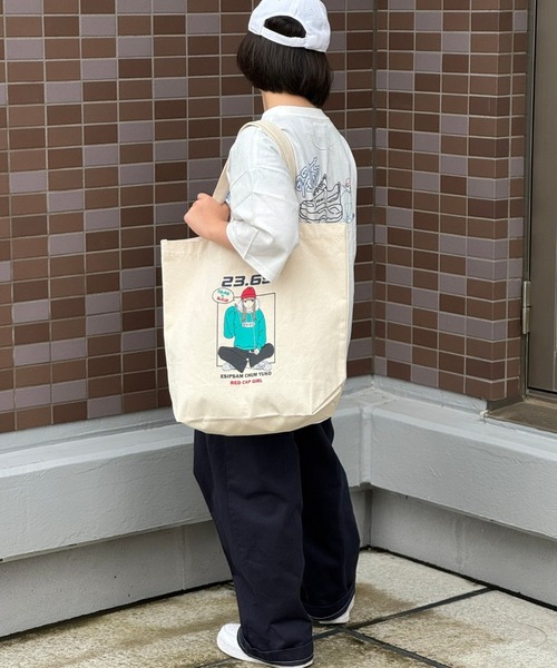 23.65(イーシプサムチョンユクオ)の「23.65/イーシプサムチョンユクオ 23.65×RED CAP GIRL キャンバストート(トートバッグ・メンズ・アイボリー/C/D/B/A・FREE)」の15枚目の写真
