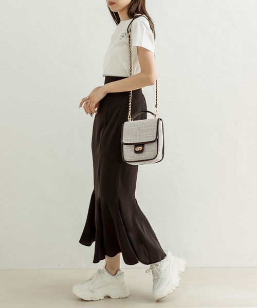 OLIVE des OLIVE(オリーブデオリーブ)の「アソートショルダーバッグ 1031120180(ショルダーバッグ・レディース・ホワイト/ブラック・FREE)」の6枚目の写真