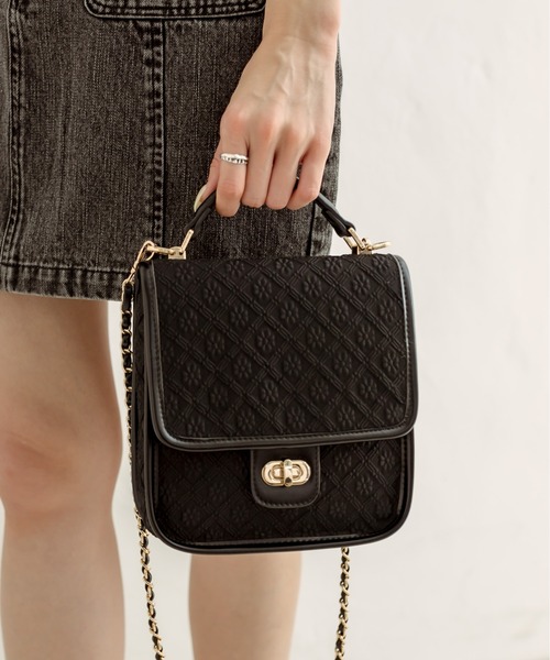 OLIVE des OLIVE(オリーブデオリーブ)の「アソートショルダーバッグ 1031120180(ショルダーバッグ・レディース・ホワイト/ブラック・FREE)」の13枚目の写真