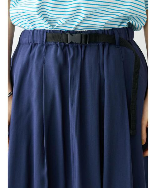 CRAFT STANDARD BOUTIQUE（クラフトスタンダードブティック）の「アジャストベルトスカート（スカート・レディース・ネイビー/オレンジ/グリーン/グレイッシュベージュ・FREE）」の8枚目の写真