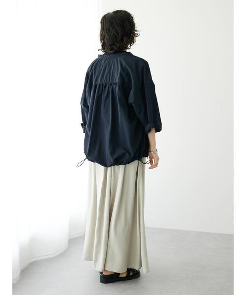 CRAFT STANDARD BOUTIQUE（クラフトスタンダードブティック）の「アジャストベルトスカート（スカート・レディース・ネイビー/オレンジ/グリーン/グレイッシュベージュ・FREE）」の19枚目の写真